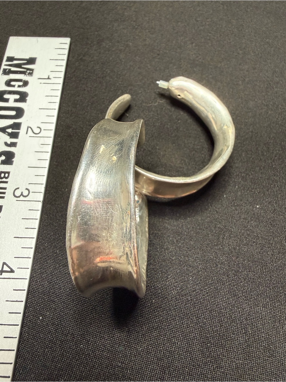 Chunky Sterling Silver- Hoop Earrings
